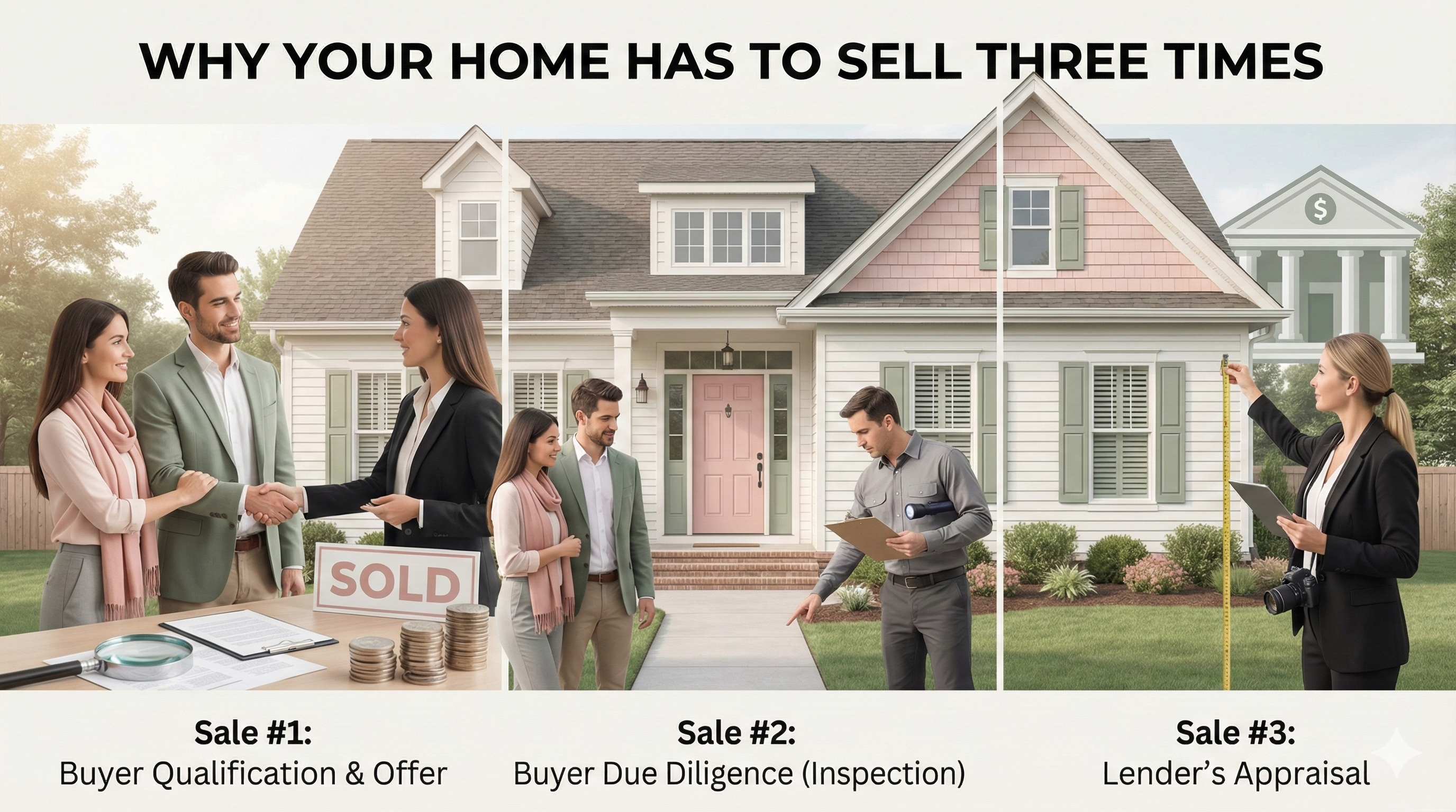 Why Your Home Has to Sell Three Times